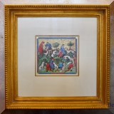 A22. Framed “The Book of the Hunt” prints from the Manuscript Collection. 12 Total. 16” x 16” 